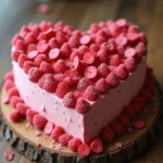 Beautifully Decorated Heart Cake for Special Occasions